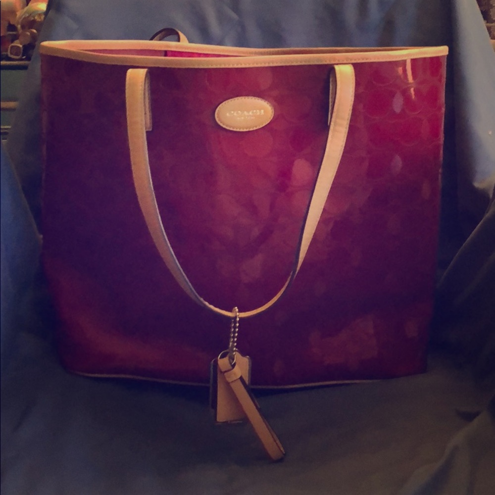 Like new magenta tote!